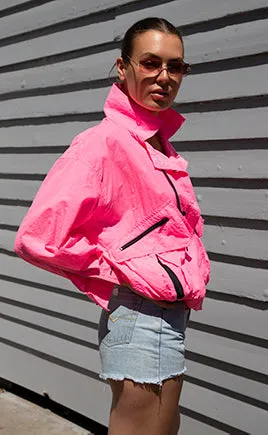 80's Fluro Bomber Jacket