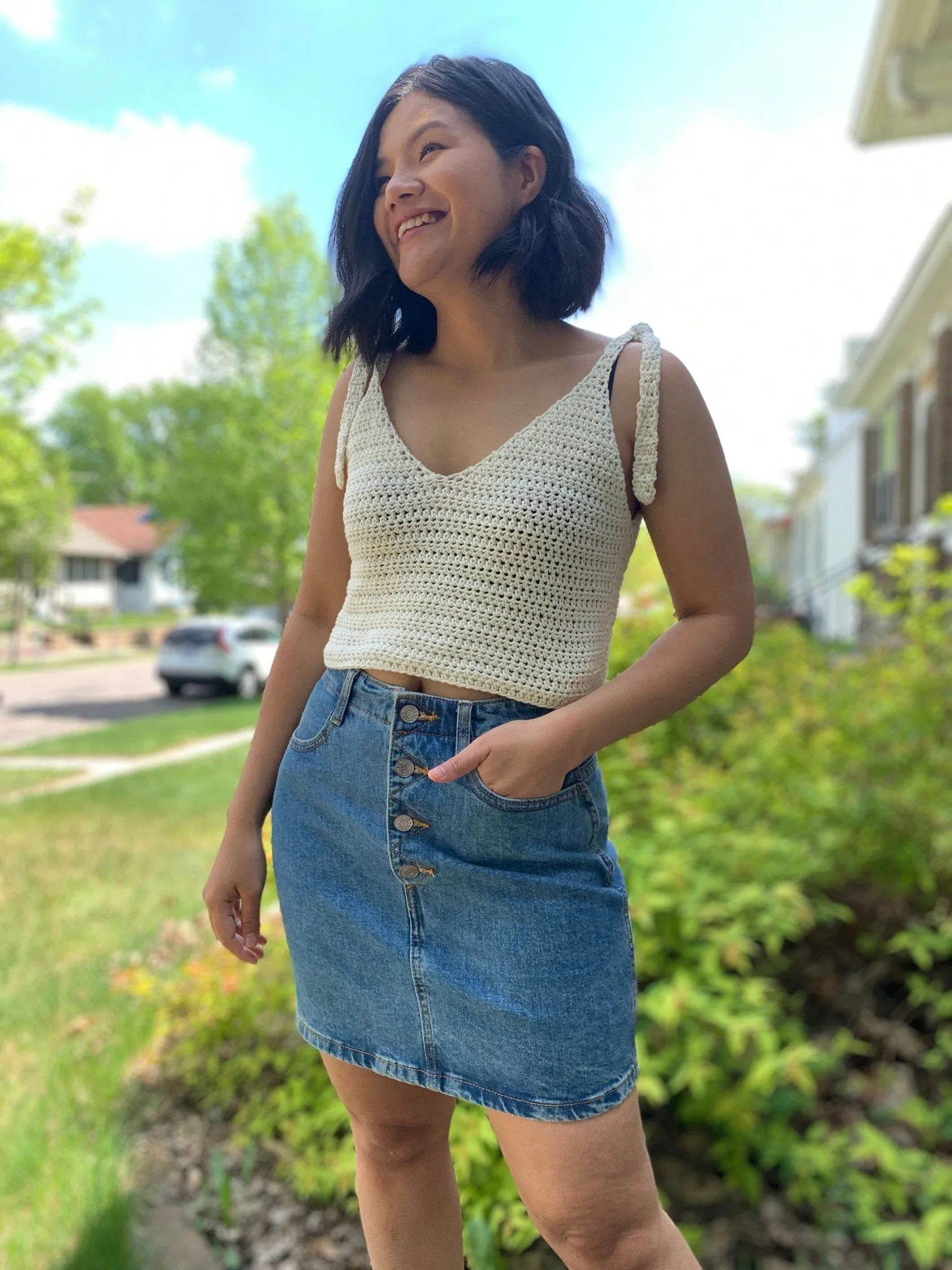 crochet tank top pattern : us women's XS - XXL PDF file/Photo and video tutorial,crochet tank top,crochet summer top,crochet pattern,crochet