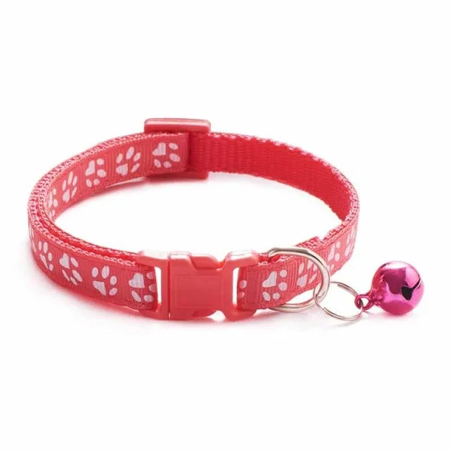 Cute Bell Adjustable Collars for Dogs