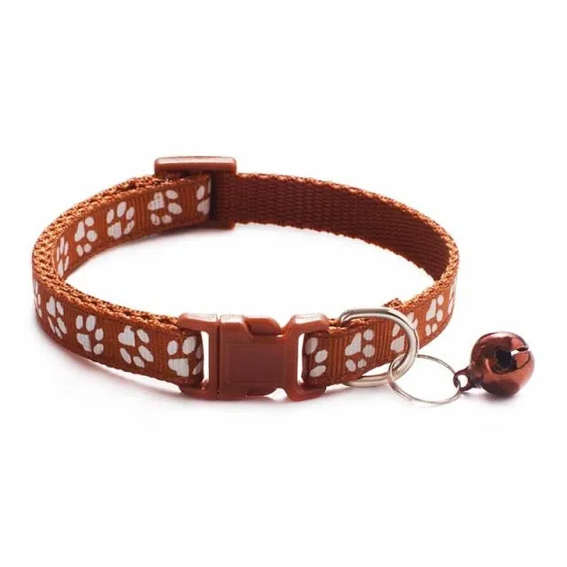 Cute Bell Adjustable Collars for Dogs