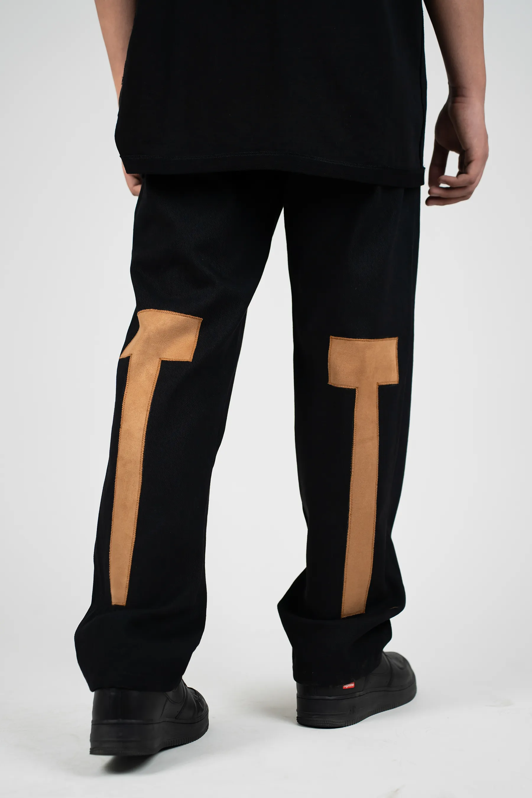 Earthtone Black Jeans