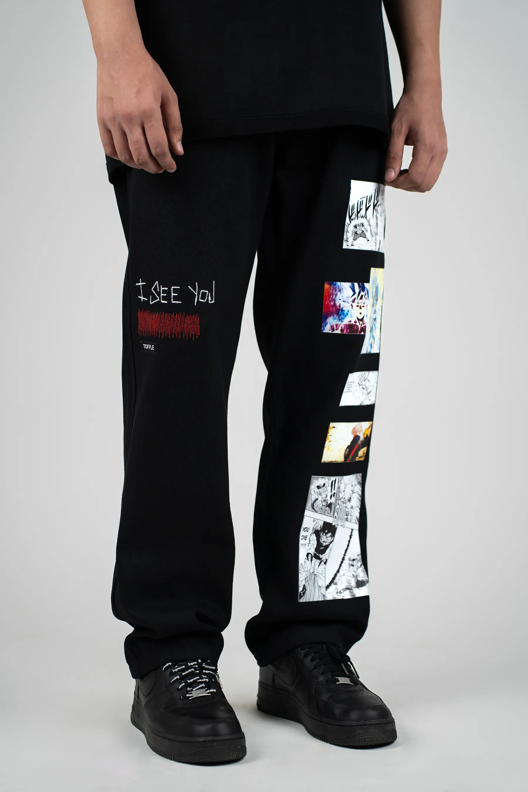 Earthtone Black Jeans