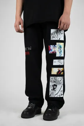 Earthtone Black Jeans