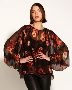 Fate Becker Bloom Batwing Sleeve Shirt