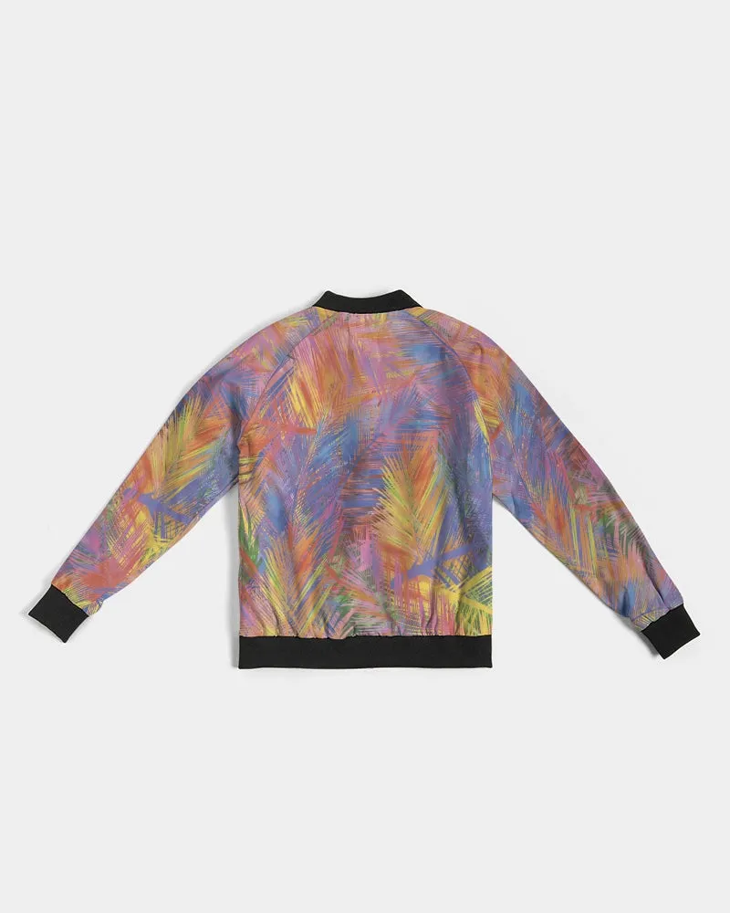 Flolige Colorful Women's Bomber Jacket