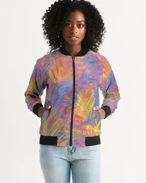 Flolige Colorful Women's Bomber Jacket