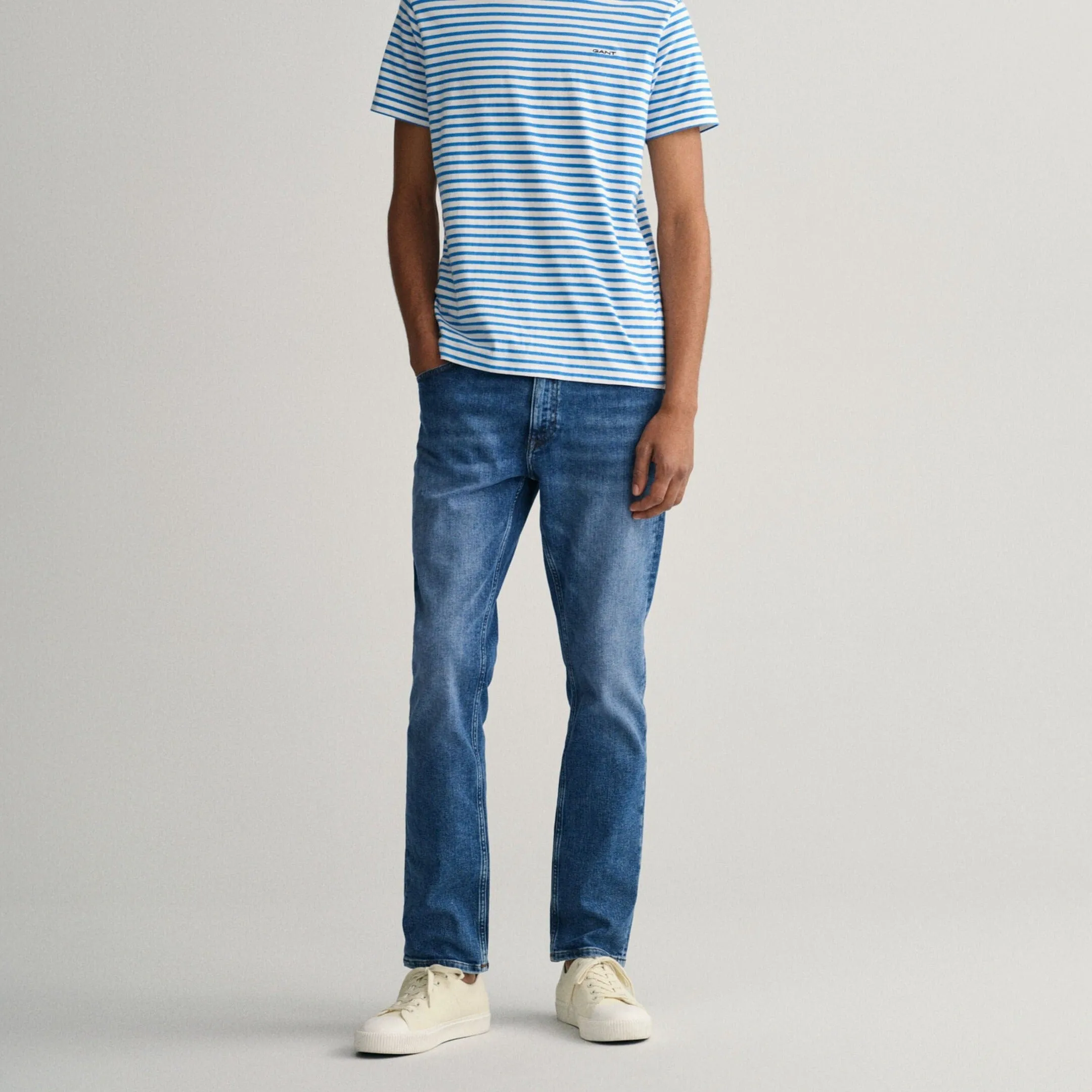 GANT Arley Regular Fit Jeans Mid Blue Core