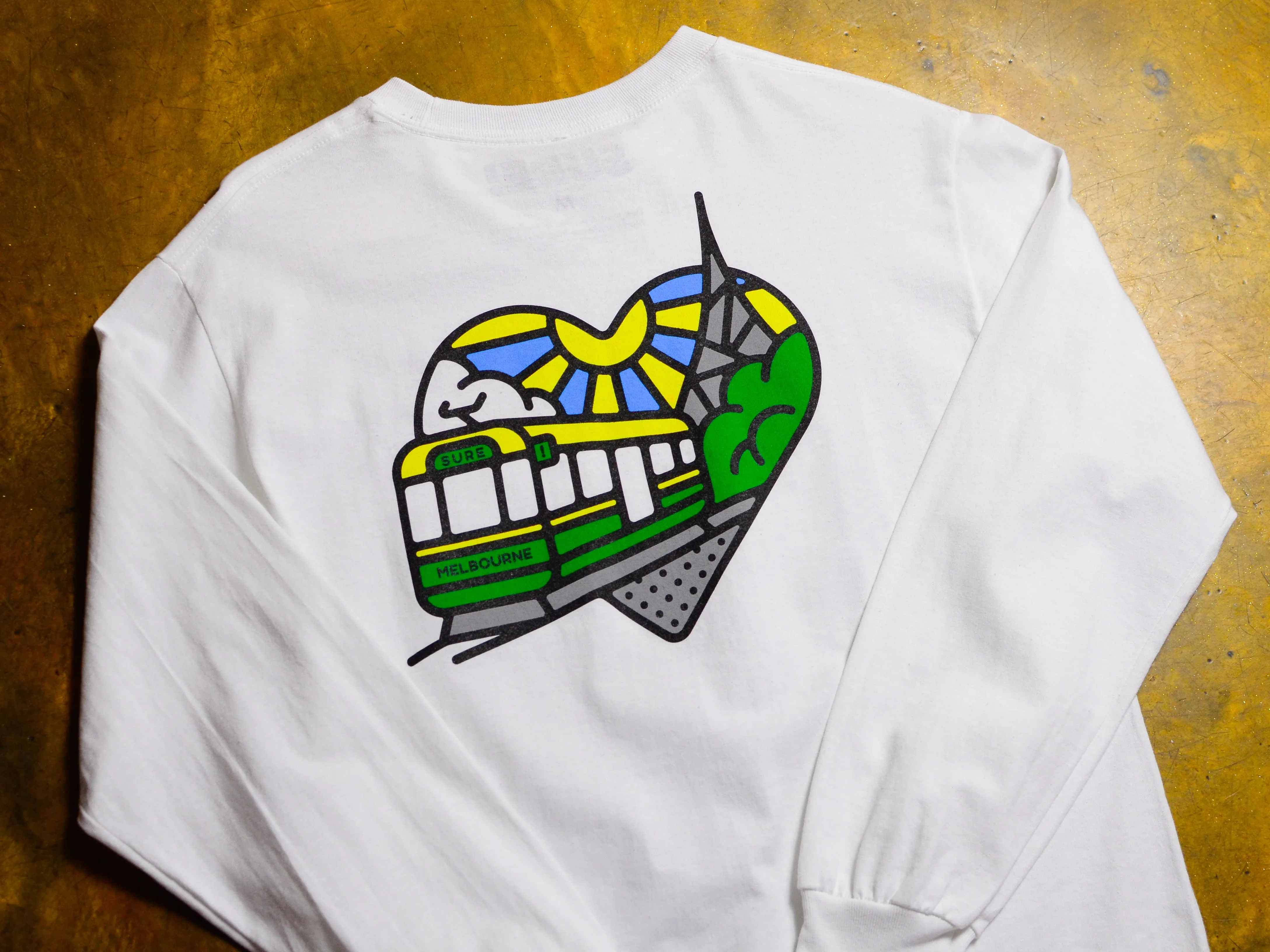 Heartbeat Long Sleeve T-Shirt - White