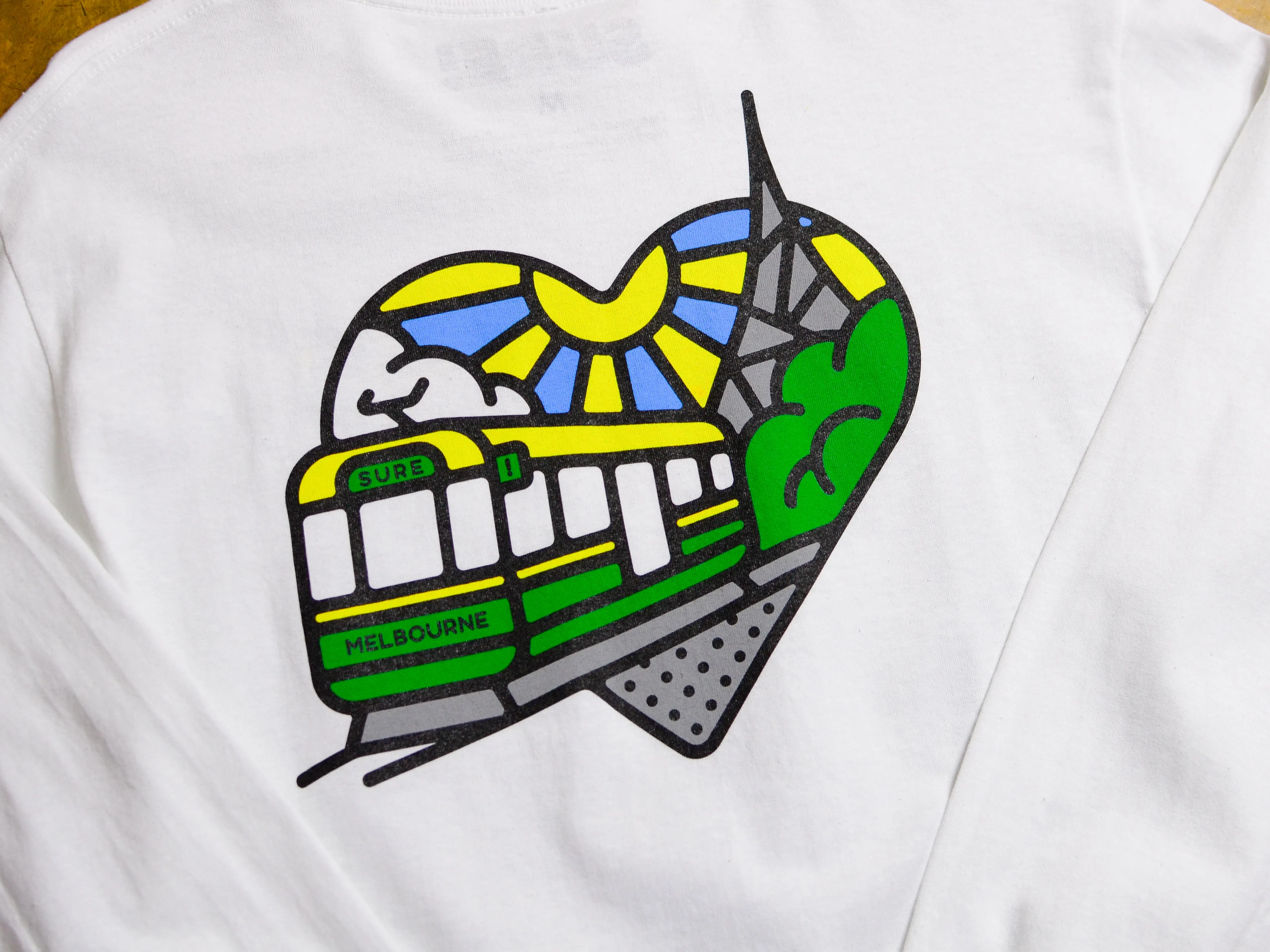 Heartbeat Long Sleeve T-Shirt - White