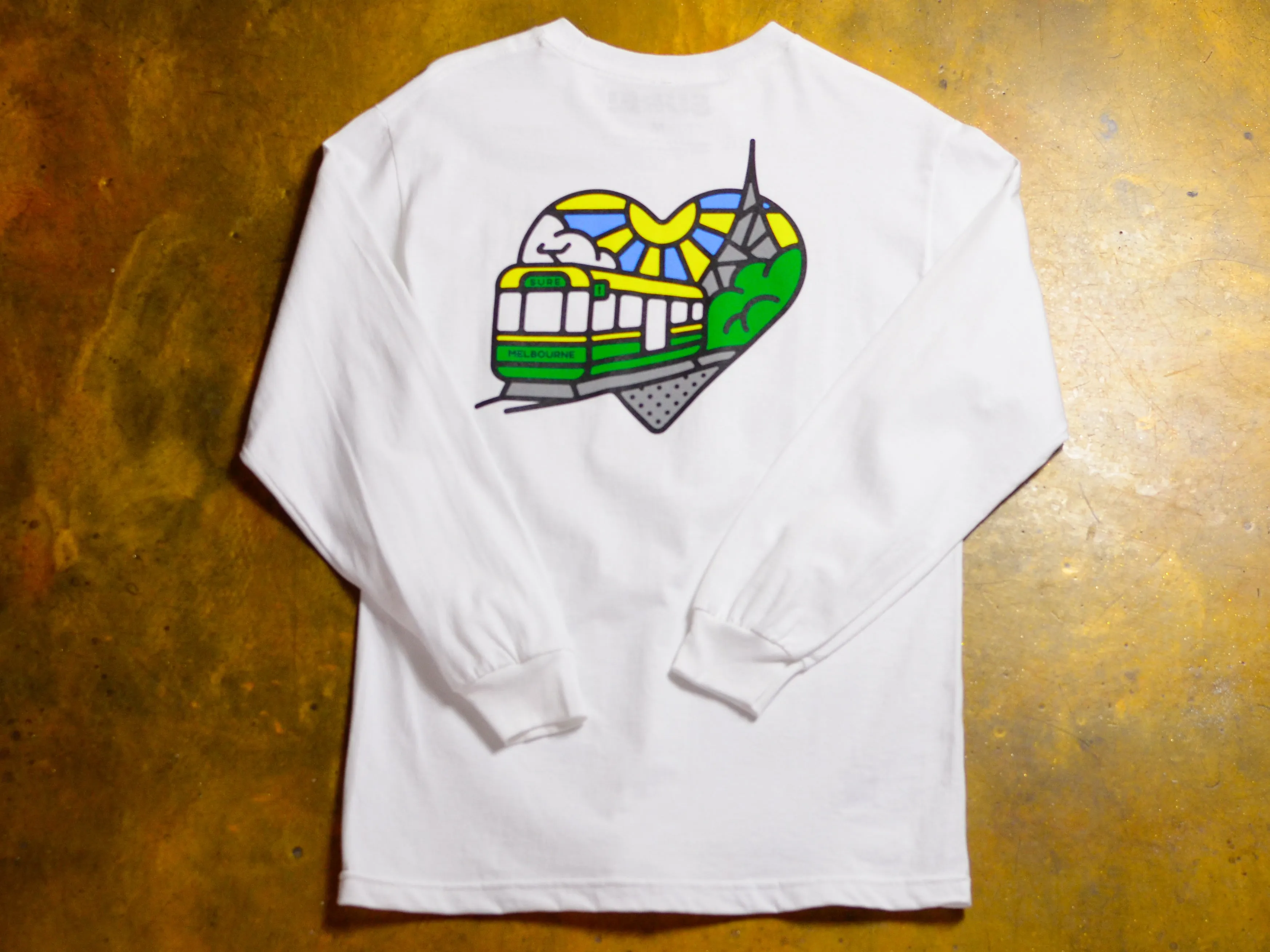 Heartbeat Long Sleeve T-Shirt - White