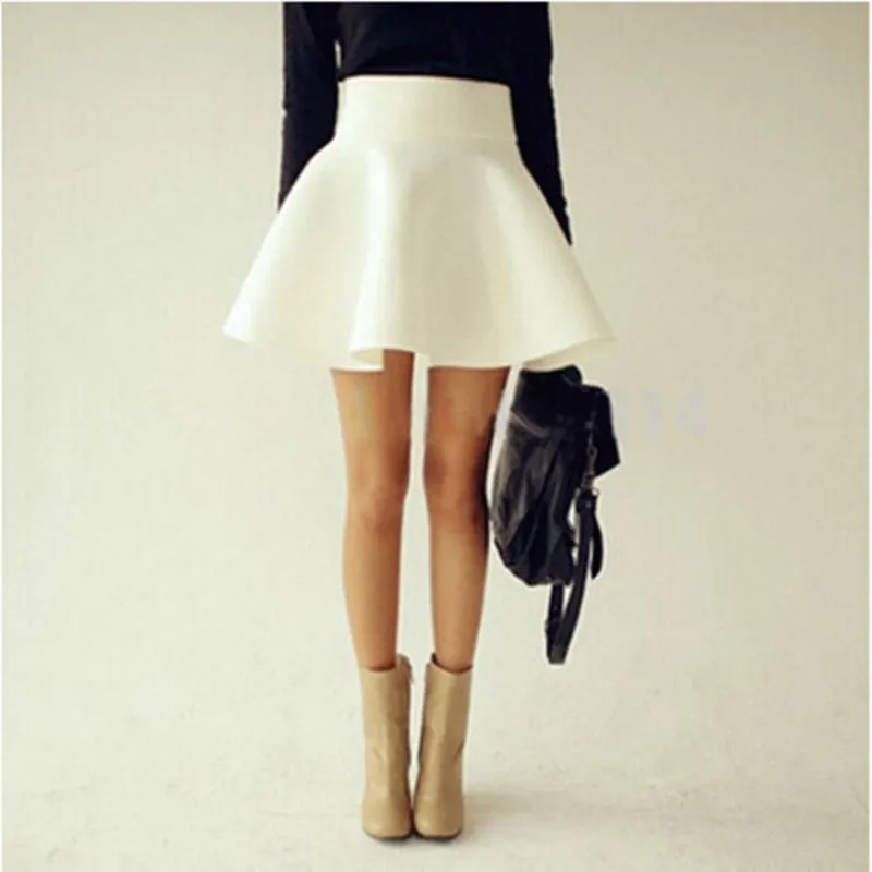 High-waist flared mini skirt - Girl Season Boutique