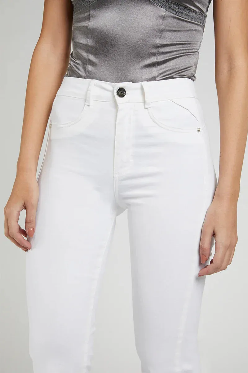 Jeans Mujer Flare 5011 Blanco