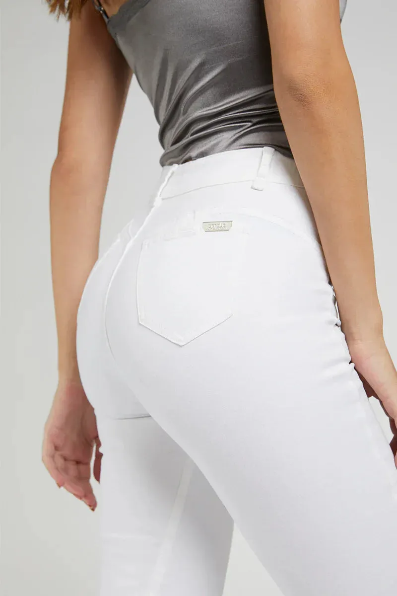Jeans Mujer Flare 5011 Blanco