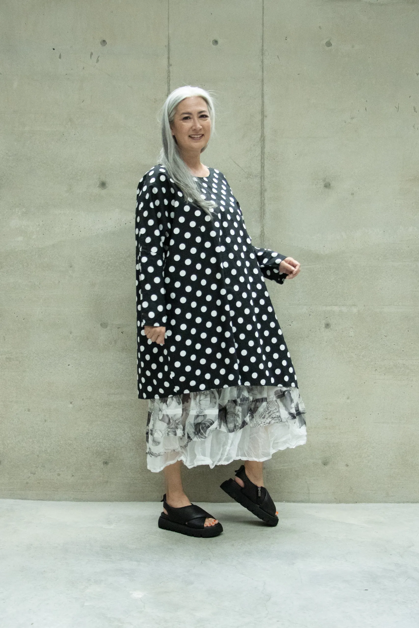 Krista Larson Printed Underpinning Skirt