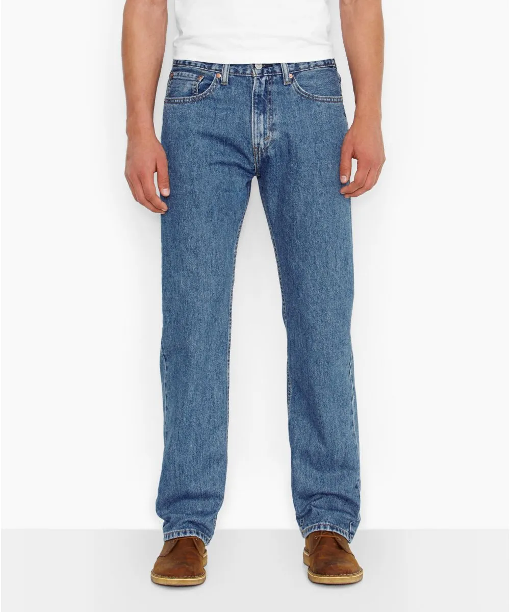 Levi’s Men's 505 Regular Fit Jeans - Medium Stonewash