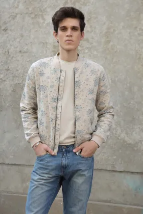 Linen Bomber Jacket