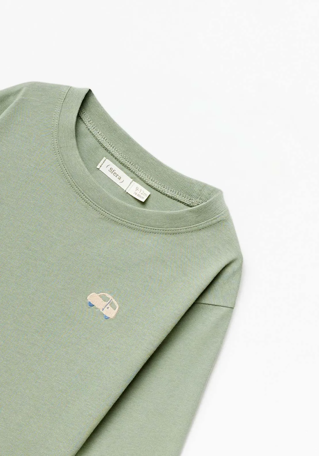 Long Sleeve Bike Tshirt - Green