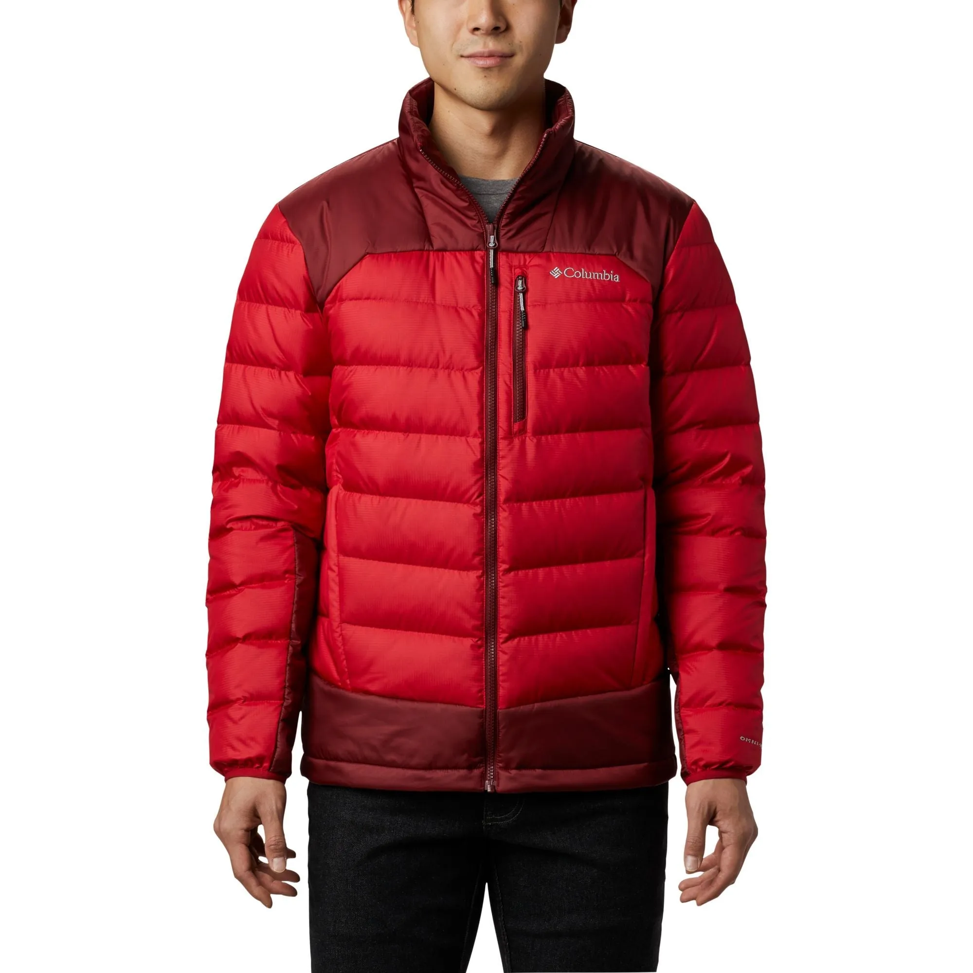 Men Autumn Park Down Jacket - Mountain Red Red Jasper