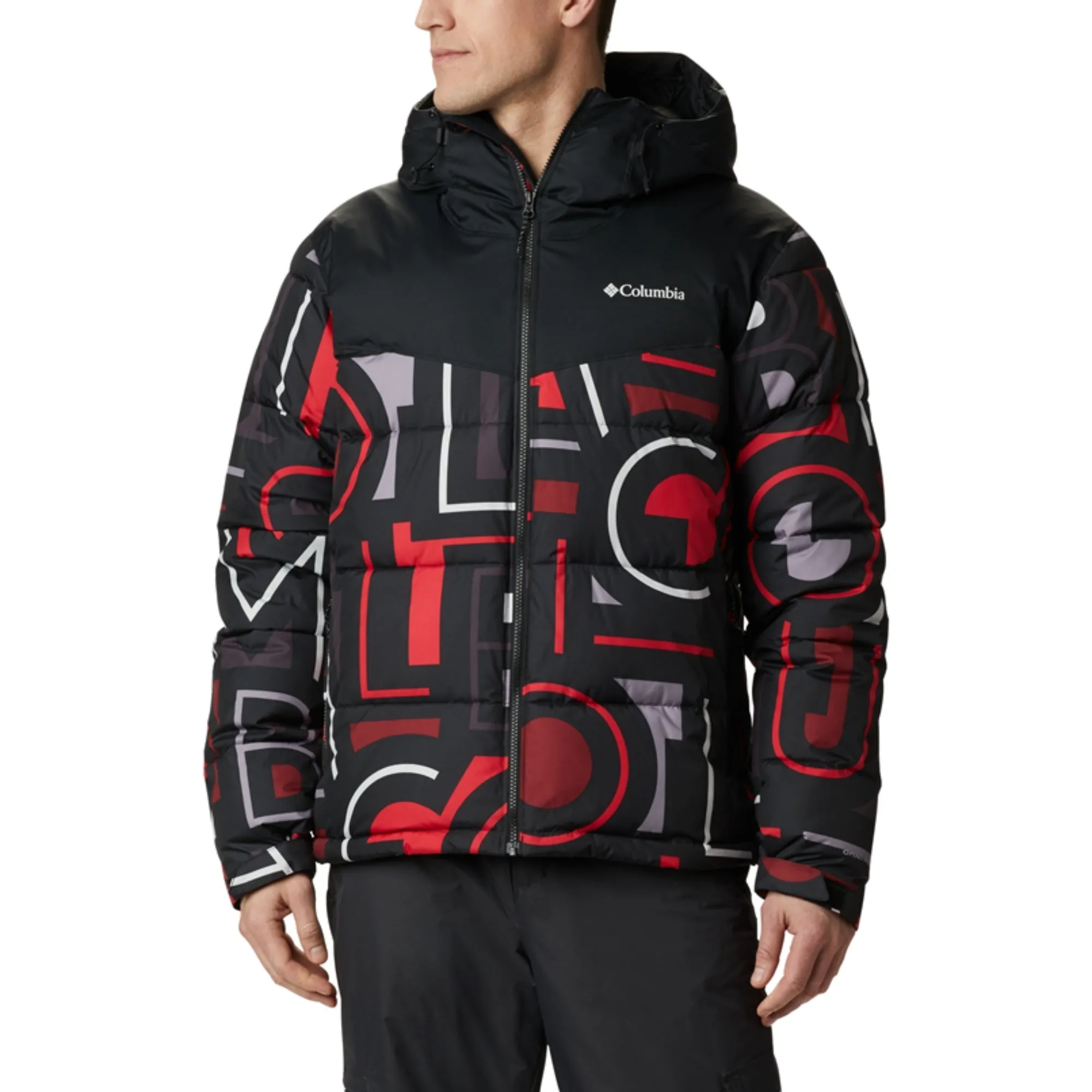 Men Iceline Ridge Jacket - Black Multi Typo Black