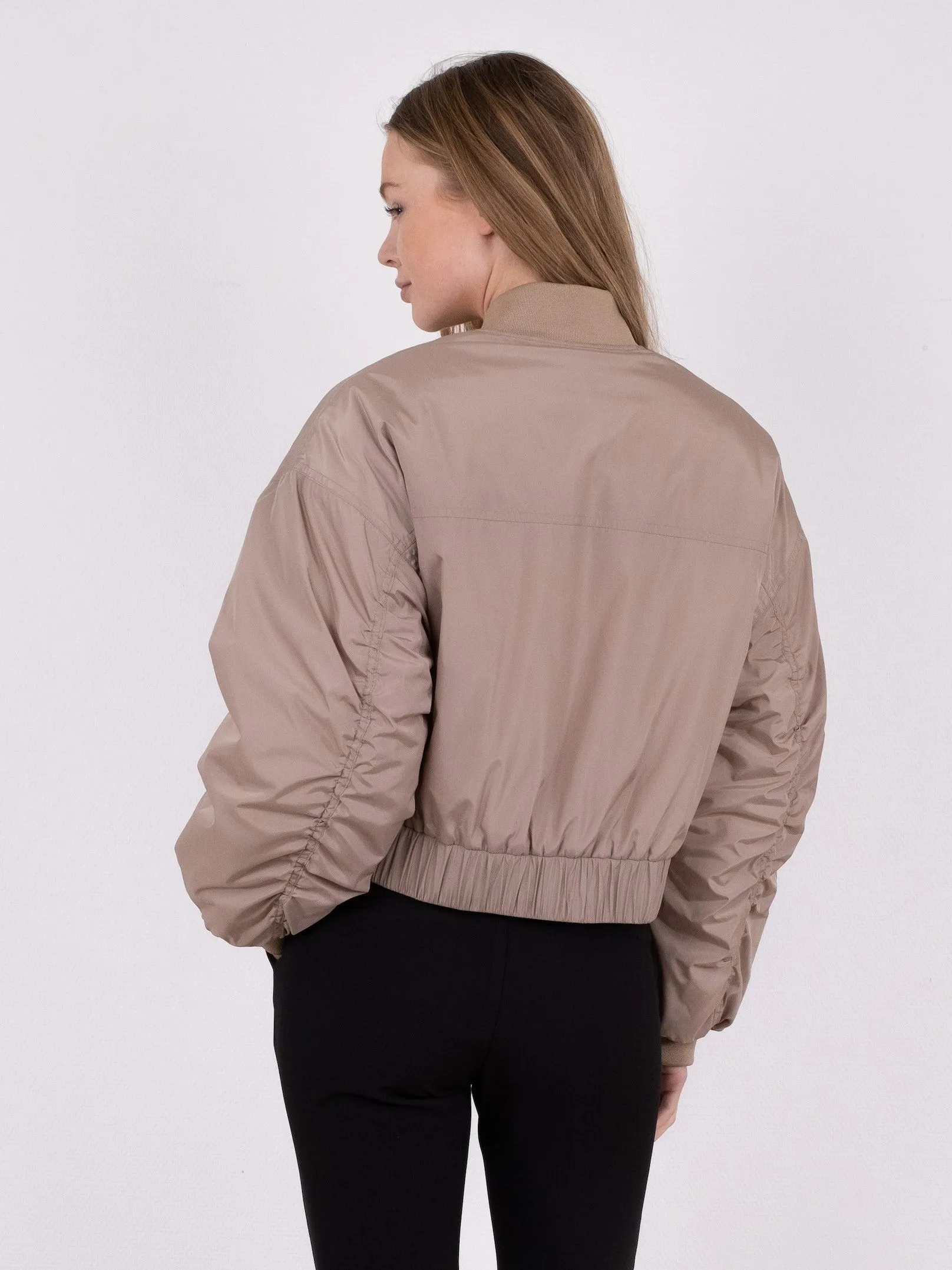 Nadja Bomber Jacket - Light Taupe