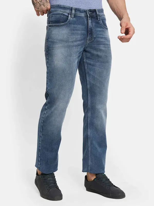 Octave Men Straight Fit Light Fade Stretchable Jeans