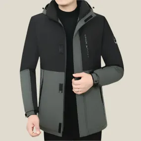 Olaf&Dave Parka | Lange nette waterdichte heren winterjas