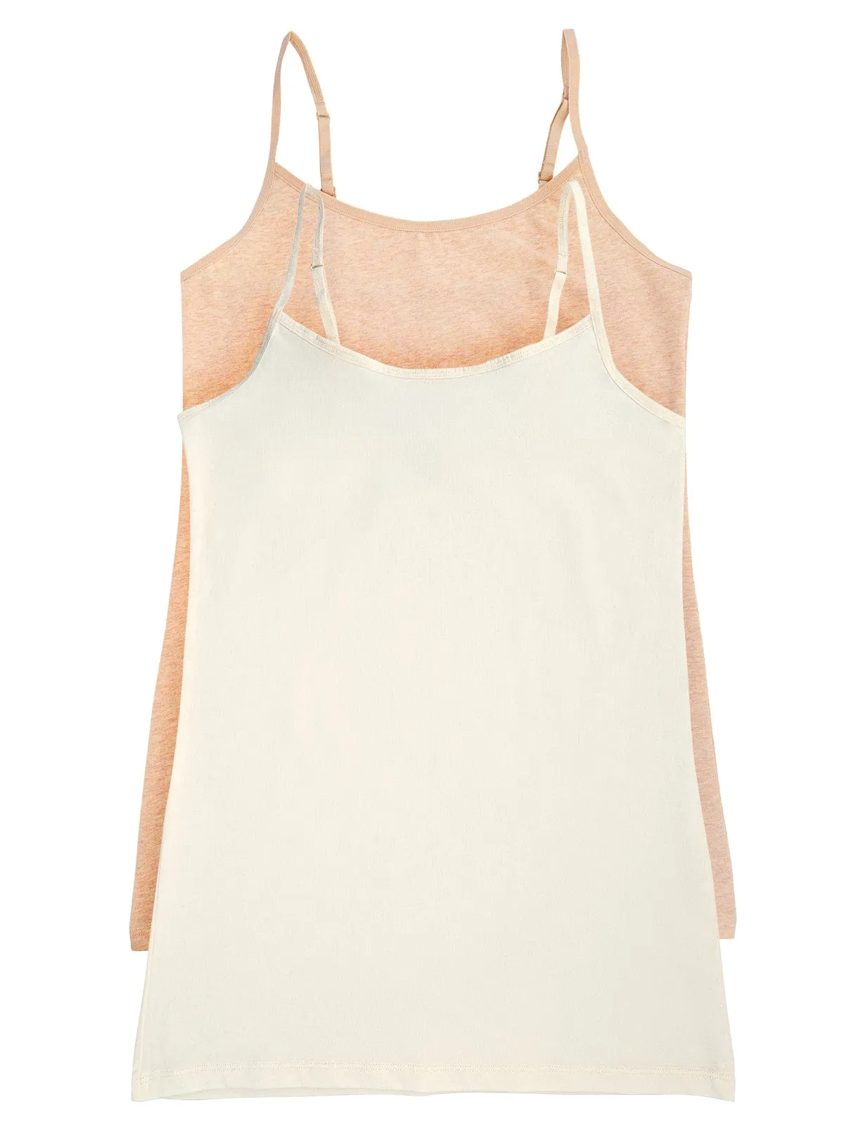 Organic Cotton Stretch Camisole 2-Pack