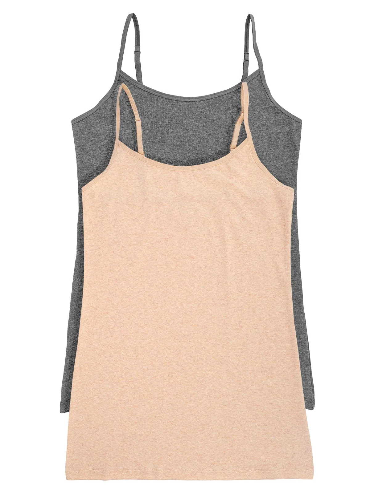 Organic Cotton Stretch Camisole 2-Pack