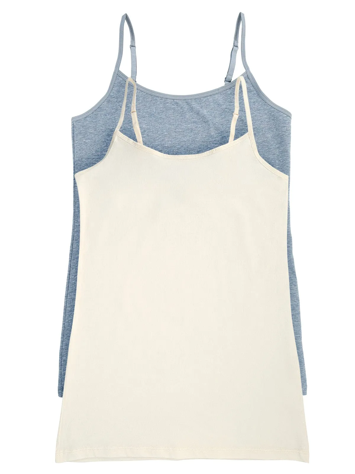 Organic Cotton Stretch Camisole 2-Pack