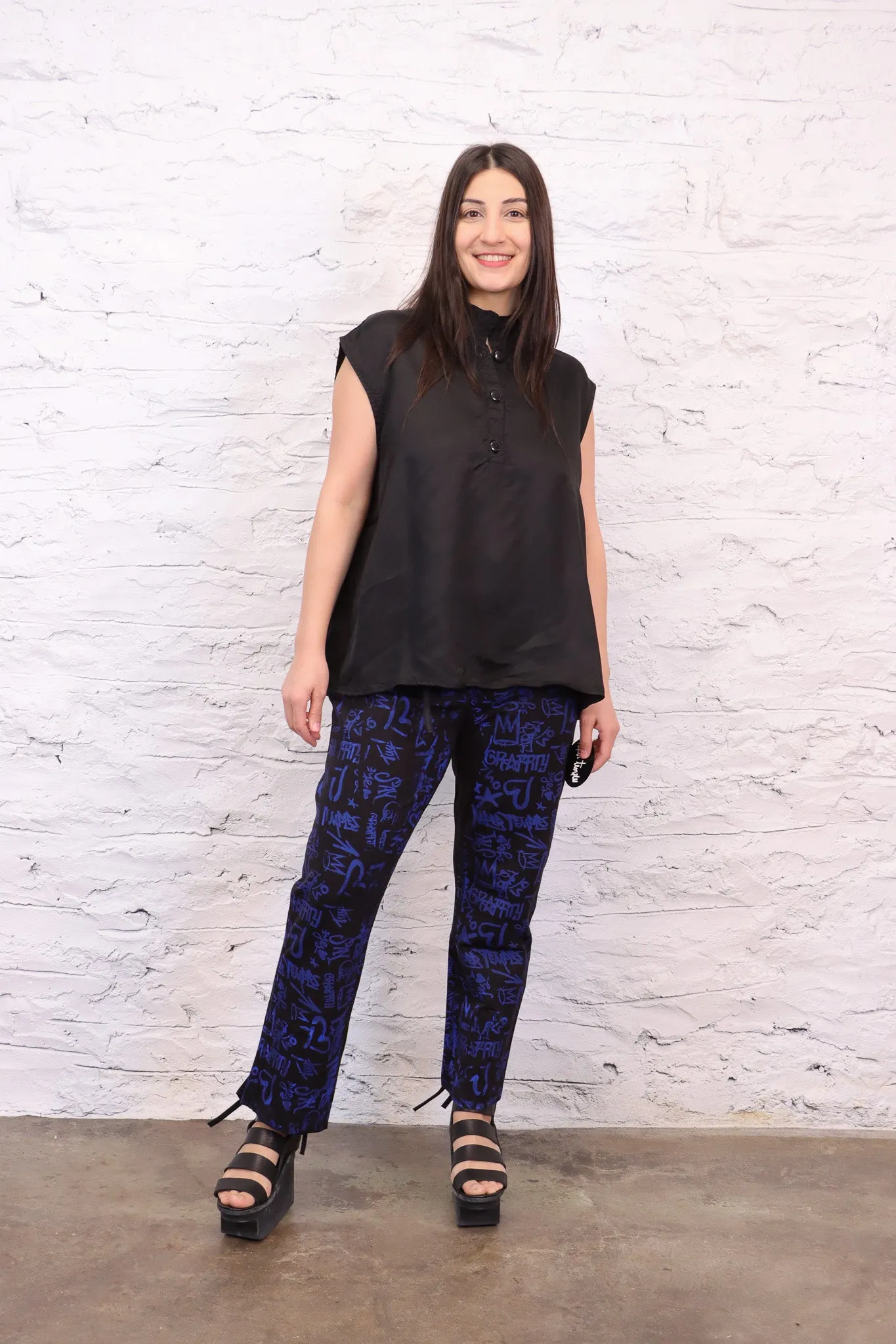 Paper Temples Cropped Layer Tunic