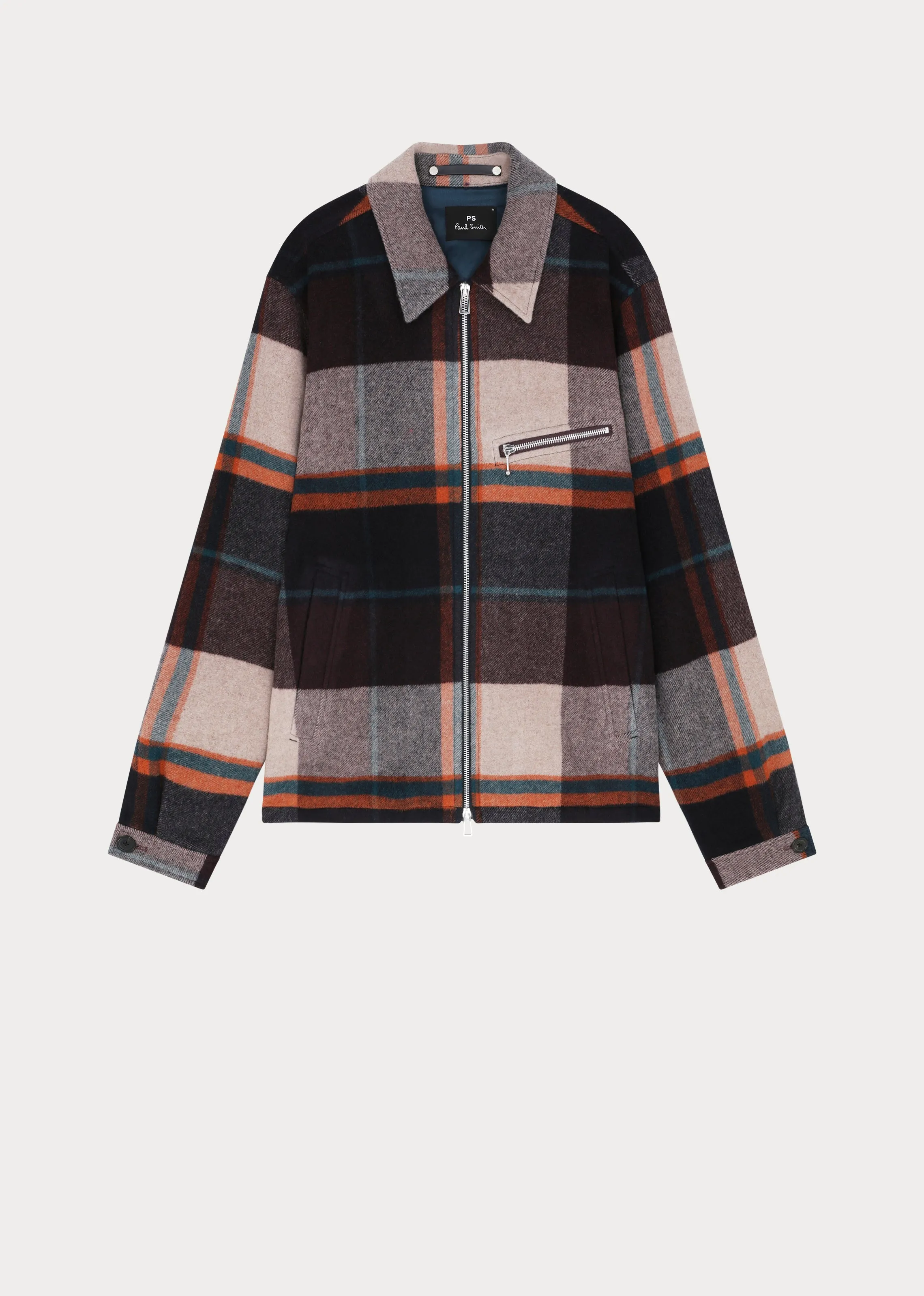 Paul Smith Harrington Jacket - White/Multi Check