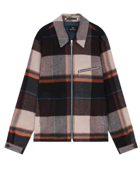 Paul Smith Harrington Jacket - White/Multi Check