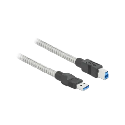 Pegasus USB 3.2 Gen 1 cable Type-A male to Type-B male with metal jacket