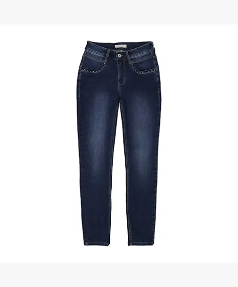 Red Button Sissy Dark Blue & Rivets Jeans