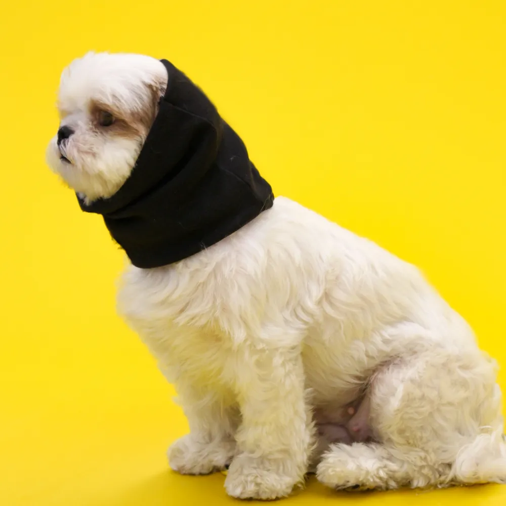 Skatrs Sound Protection Ear Muffs for Dogs and Cats (Black)