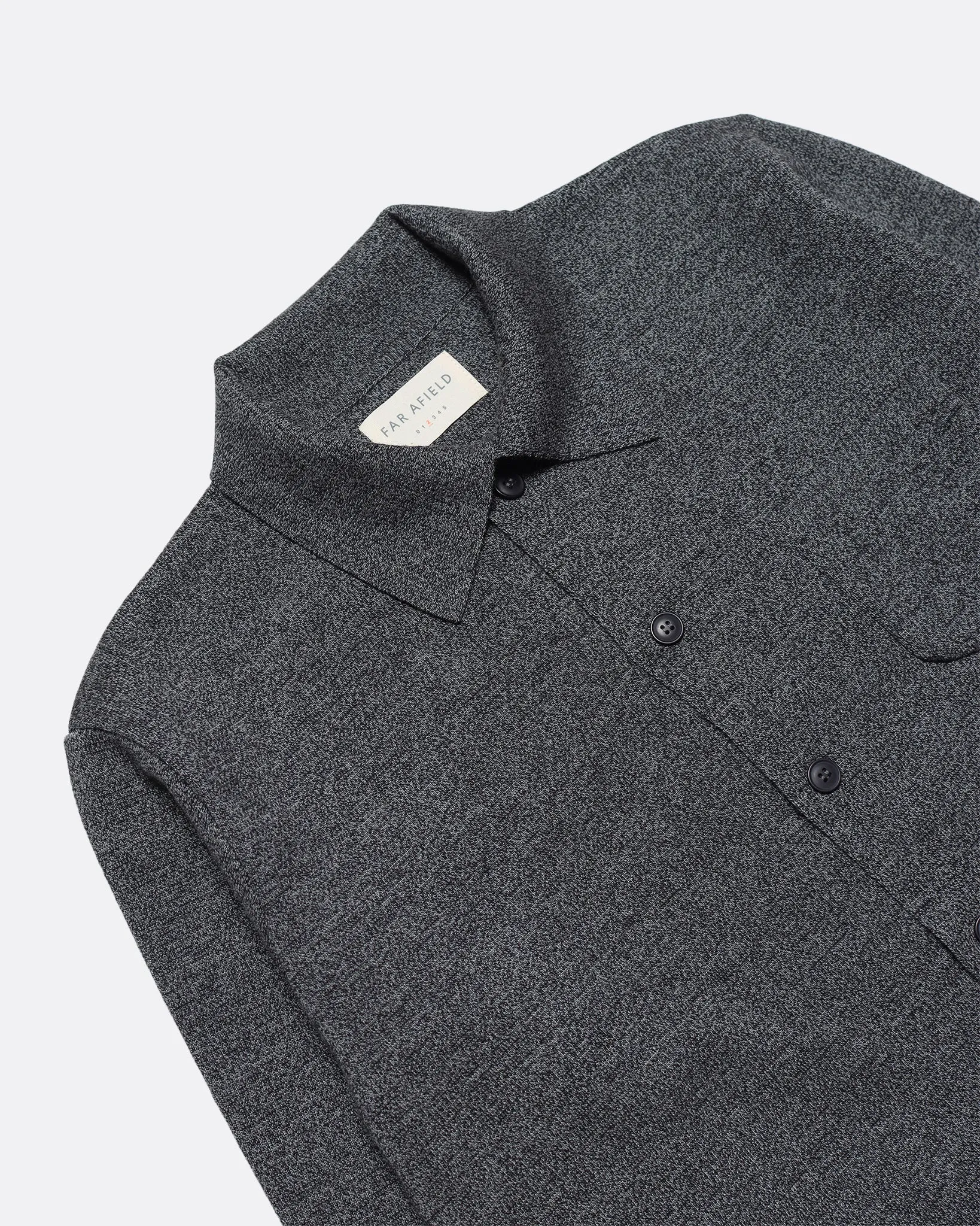 Station Cardigan - Grey Melange Organic Cotton