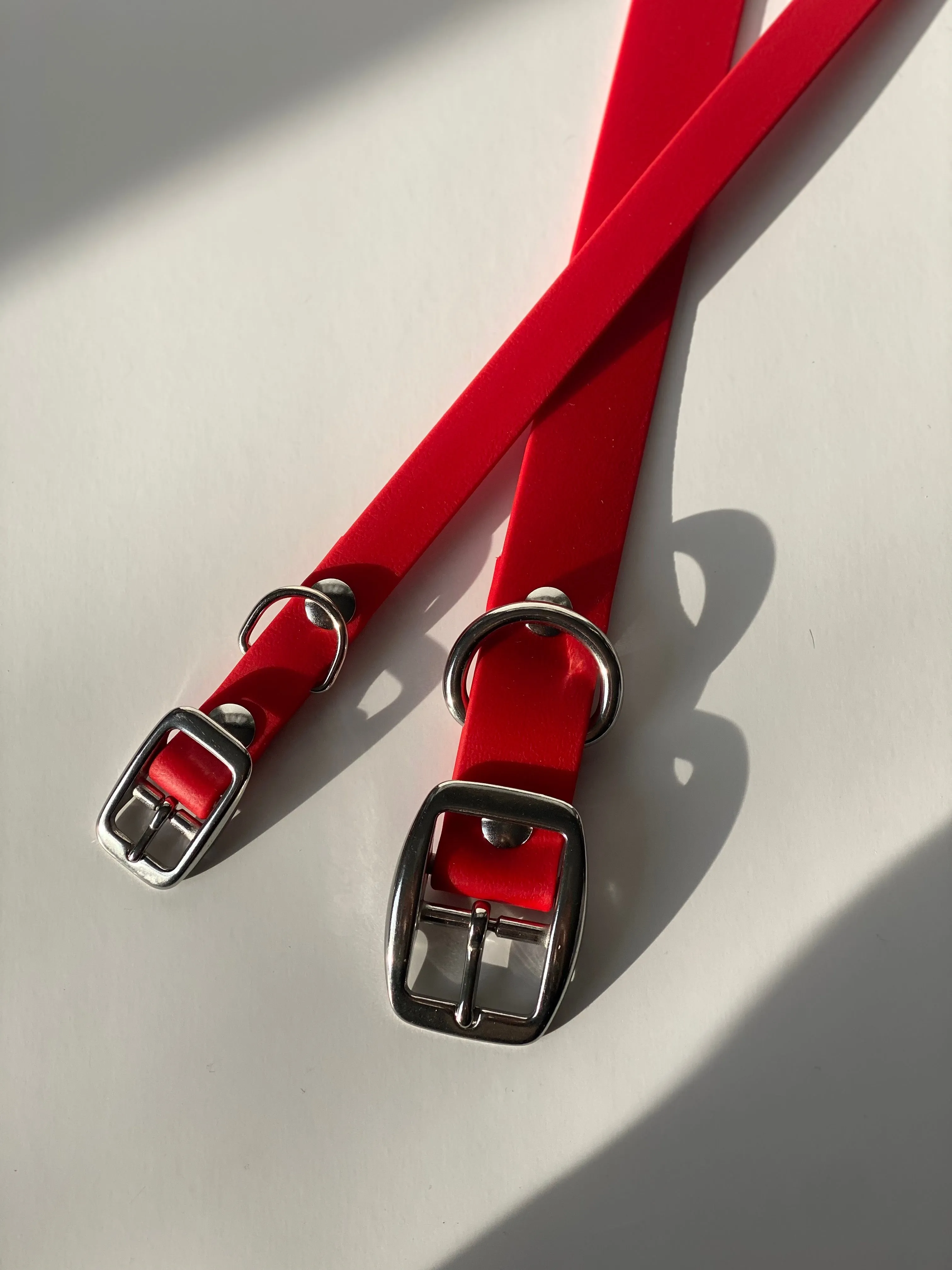 Walk By Good Boy - Biothane Collar - Chili