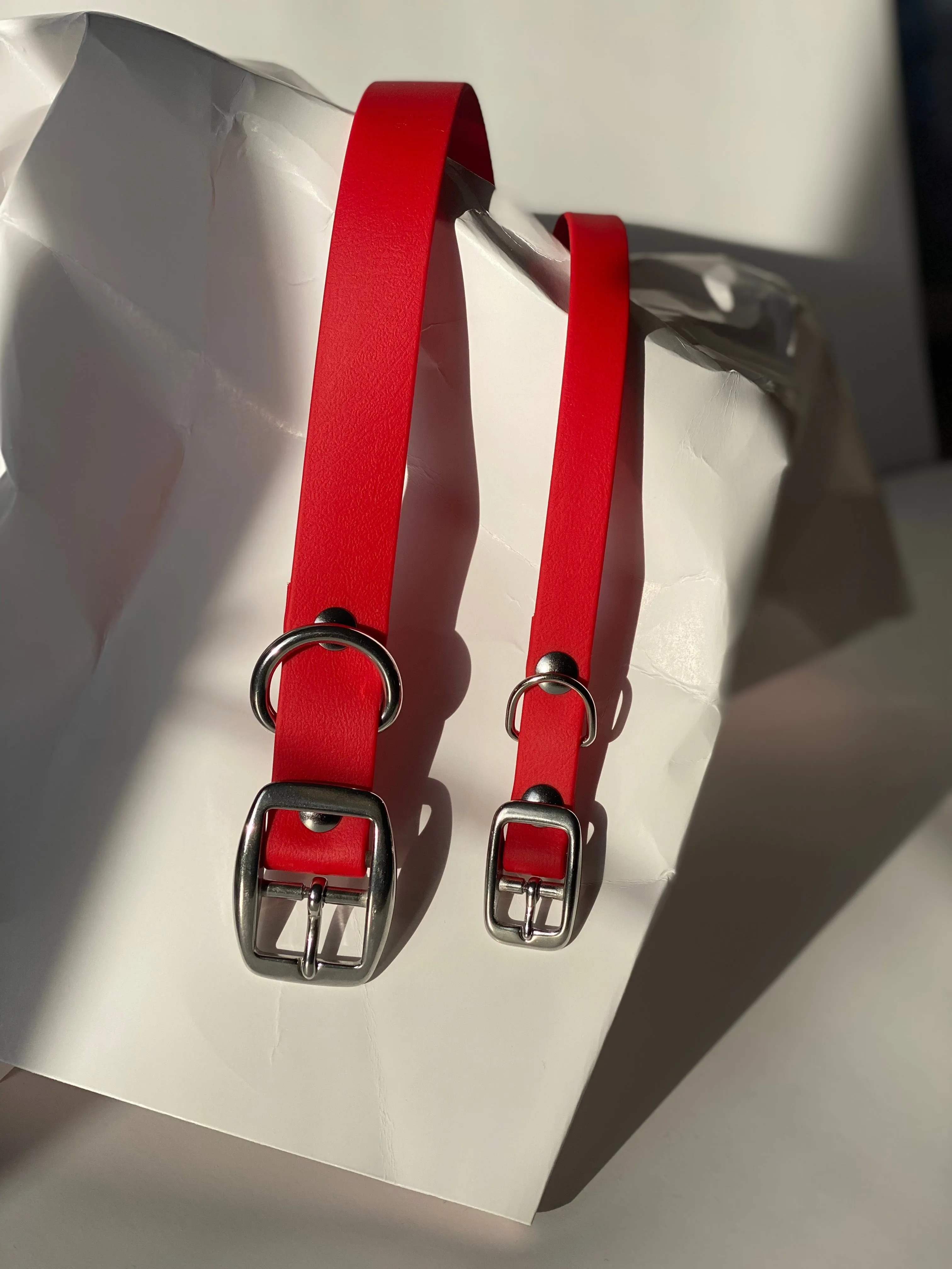 Walk By Good Boy - Biothane Collar - Chili