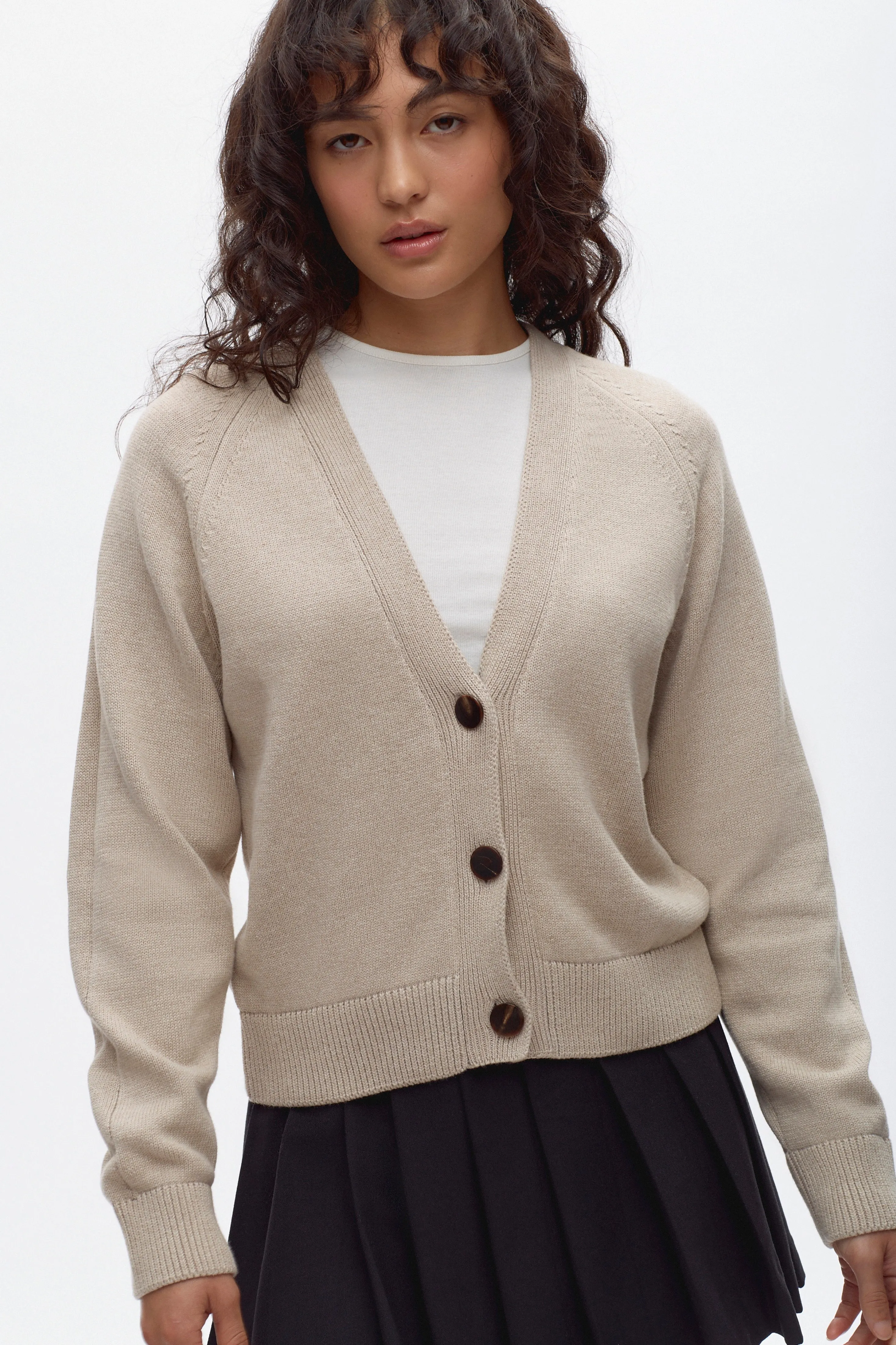 Women's Leila Cardigan in Light Nimbus Melange