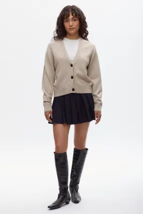 Women's Leila Cardigan in Light Nimbus Melange