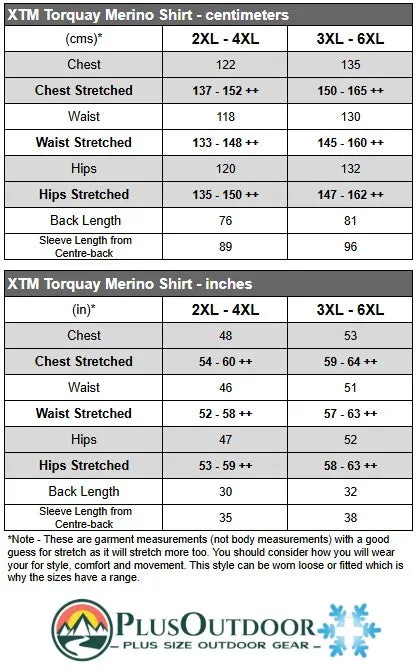 XTM Torquay Merino Wool Unisex T-Shirt Moss Size 3XL