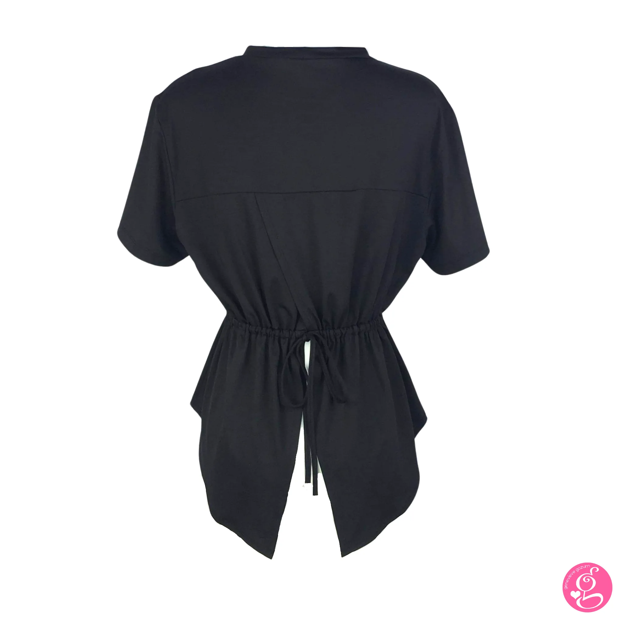 Y-Workout Cara Tulip Drawstring Tee